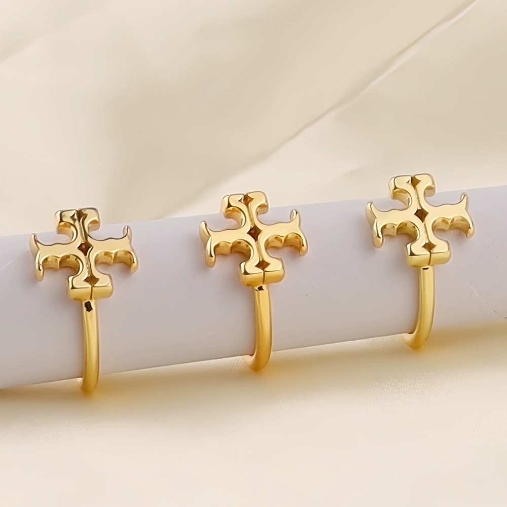 Tory Burch Classic Gold Plated Copper Ring